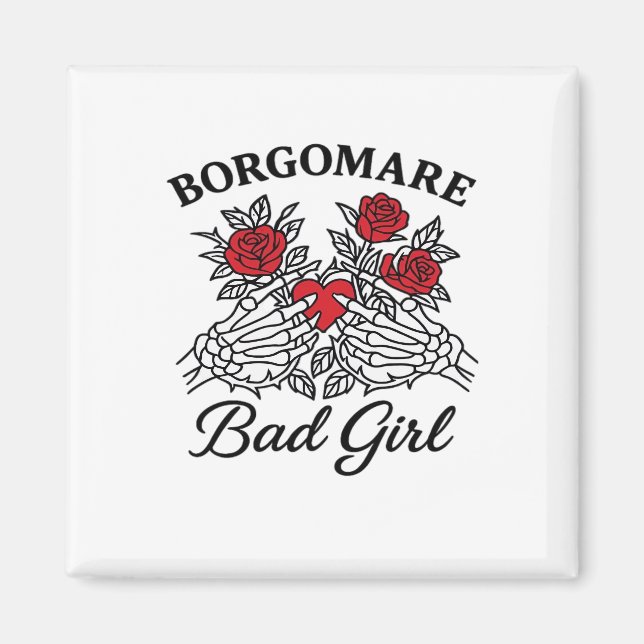 Bgm Bad Girl II Classic - Skeleton Heart Hands  Magnet (Front)