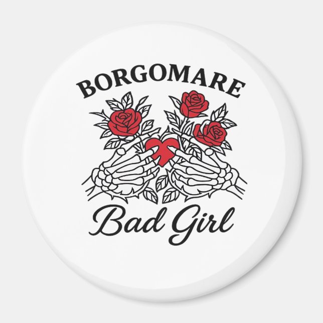 Bgm Bad Girl II Classic - Skeleton Heart Hands  Magnet (Front)