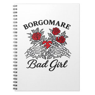 Bgm Bad Girl II Classic - Skeleton Heart Hands  Notebook
