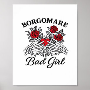 Bgm Bad Girl II Classic - Skeleton Heart Hands  Poster