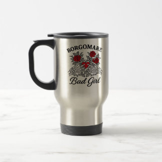 Bgm Bad Girl II Classic - Skeleton Heart Hands Travel Mug