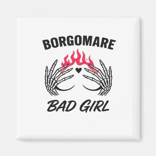 Bgm Bad Girl II - Skeleton Heart Hands   Magnet