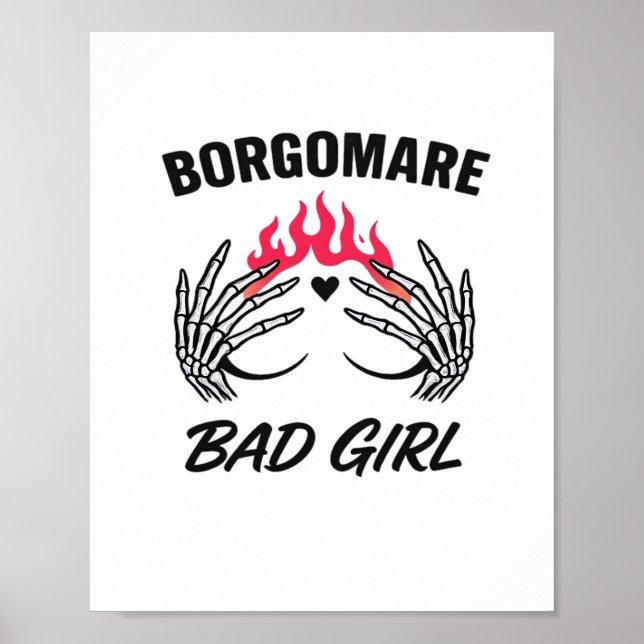 Bgm Bad Girl II - Skeleton Heart Hands   Poster (Front)