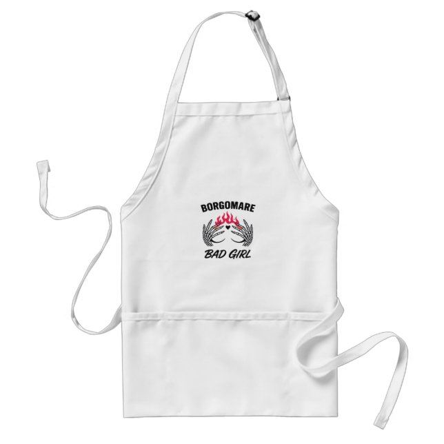 Bgm Bad Girl II - Skeleton Heart Hands   Standard Apron (Front)