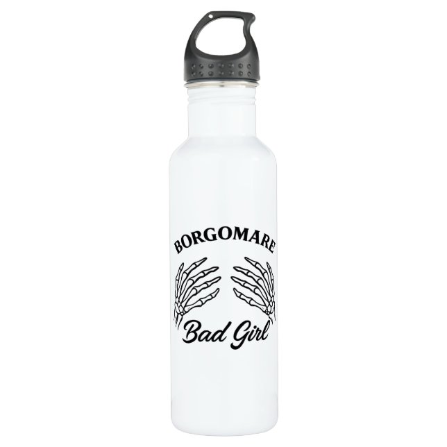 Bgm Bad Girl - Skeleton Heart Hands  710 Ml Water Bottle (Front)