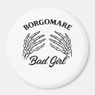 Bgm Bad Girl - Skeleton Heart Hands  Magnet