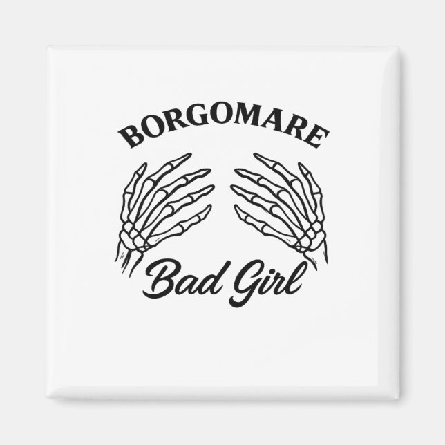 Bgm Bad Girl - Skeleton Heart Hands  Magnet (Front)