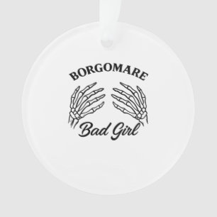 Bgm Bad Girl - Skeleton Heart Hands  Ornament