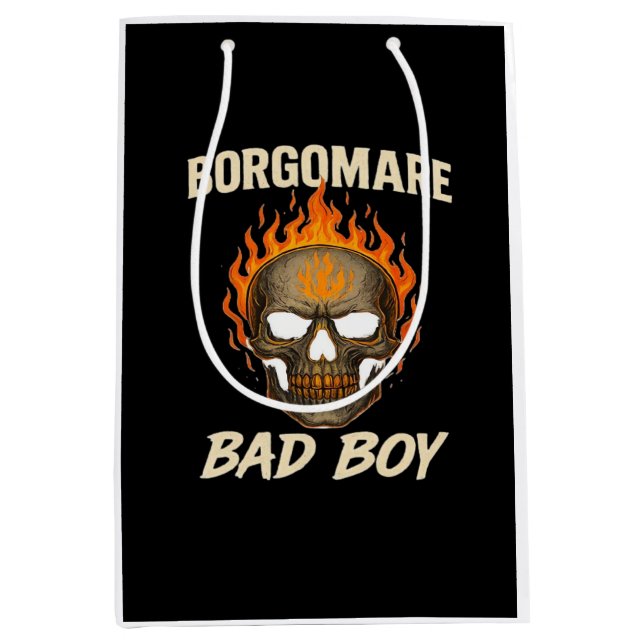 Bgm Bad  - Skeleton Hands Heart Medium Gift Bag (Front)