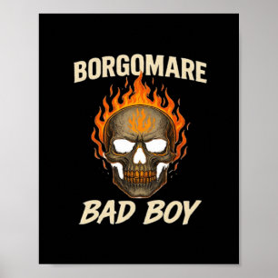 Bgm Bad  - Skeleton Hands Heart Poster