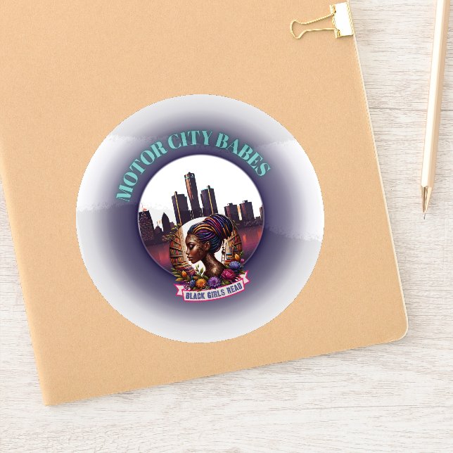 BGR Detroit Sticker | Motor City Babes Decal (Notebook)