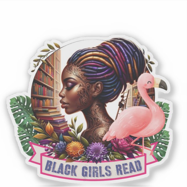 BGR Florida Flamingo Sticker | Vinyl Die-Cut  (Front)