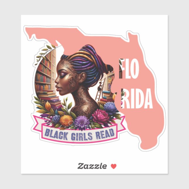 BGR Florida Outline Sticker | Vinyl Die-Cut Design (Sheet)