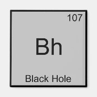 Bh - Black Hole Funny Chemistry Element Symbol Tee