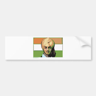 Bhagat Singh: A Revolutionary Hero Bumper Sticker