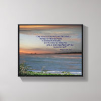 Bhagavad Gita Quote Canvas, “One who has control..
