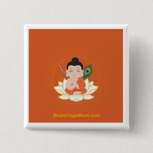 BhaktiYogaMonk Square Button