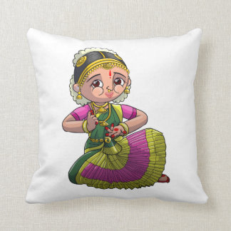 Bharatanatyam Dancer Cushion