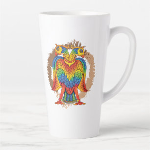 bherunda bird latte mug