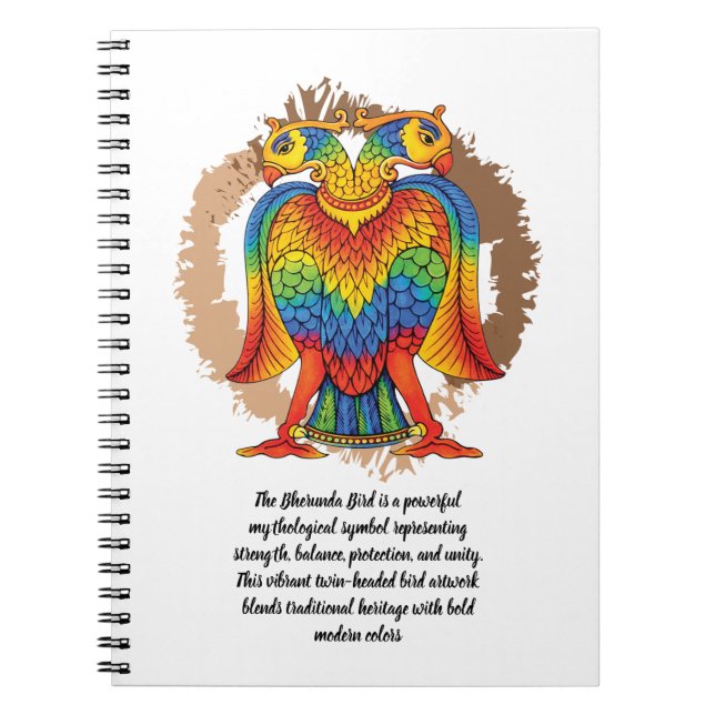 bherunda bird notebook (Front)