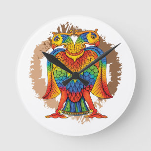 bherunda bird round clock