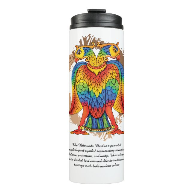 bherunda bird thermal tumbler (Front)