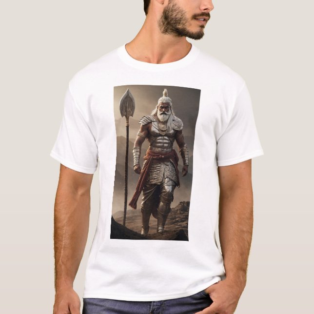 Bhishma: Guardian of Hastinapura Indian Mythology T-Shirt (Front)