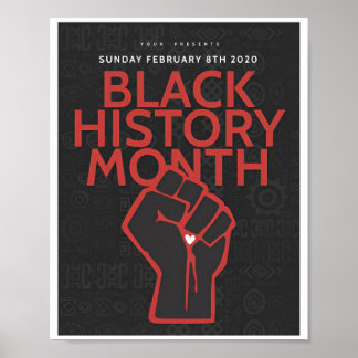 Bhm black history month Poster