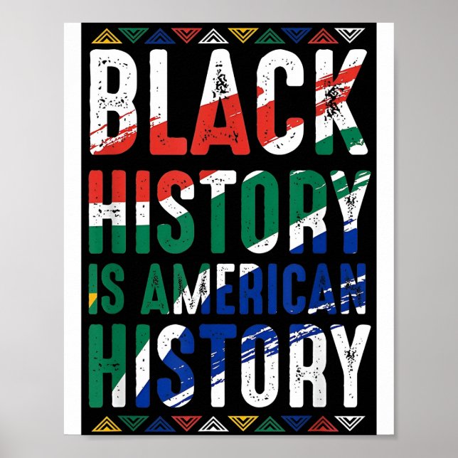 Bhm History African American Poster (Front)