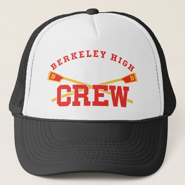 BHS Crew - Trucker Hat, Retro Logo Trucker Hat (Front)
