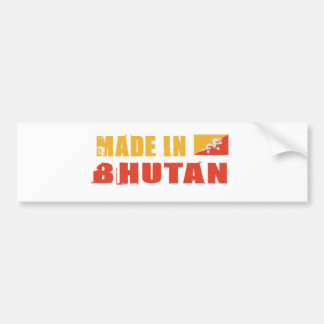 BHUTAN BUMPER STICKER