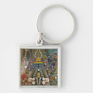 Bhutan. Ceremonial cakes made by monks adorn the 2 Key Ring