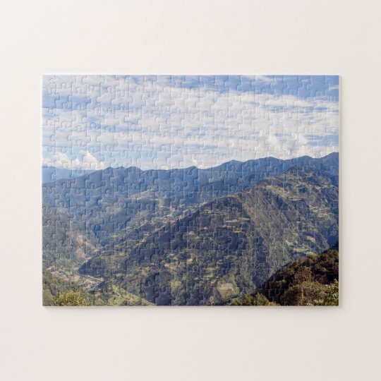 Bhutan eastern mountains - Himalaya Jigsaw Puzzle | Zazzle.co.uk