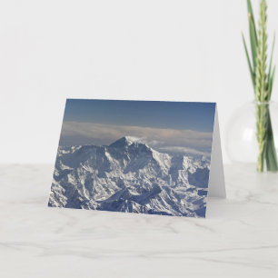 BHUTAN. Eternal snow on the Everest Mountain Card