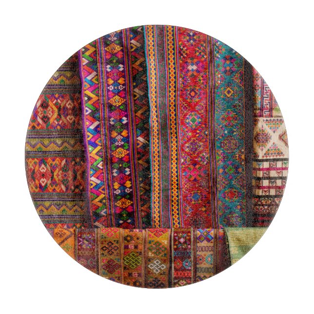 Bhutan fabrics for sale cutting board (Front)