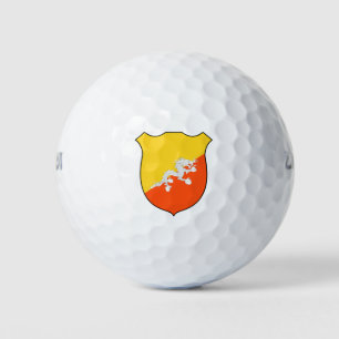 Bhutan Flag Grand Patriotic Golf Balls
