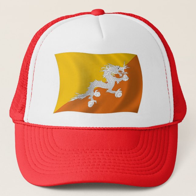 Bhutan Flag Hat (Front)