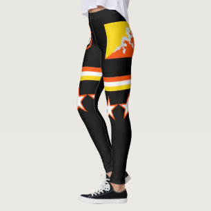 Bhutan Flag Leggings