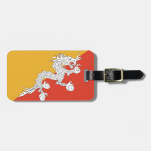 Bhutan Flag Luggage Tag