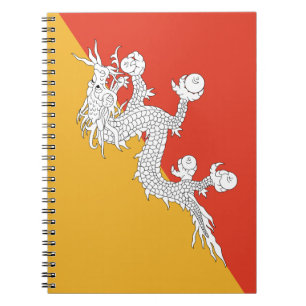 Bhutan Flag Notebook