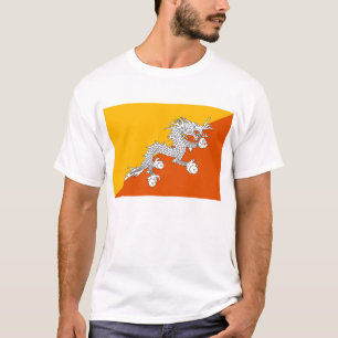 BHUTAN FLAG t-shirt
