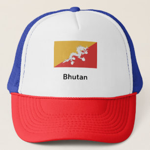 Bhutan Flag Trucker Hat