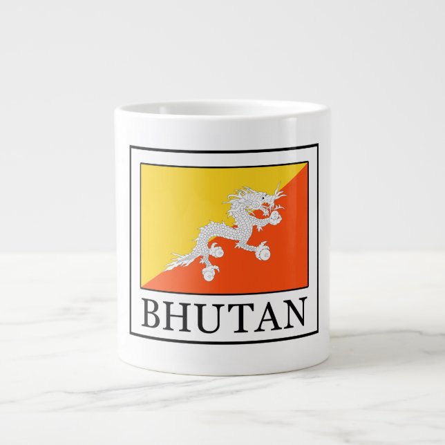 Bhutan Large Coffee Mug (Front)