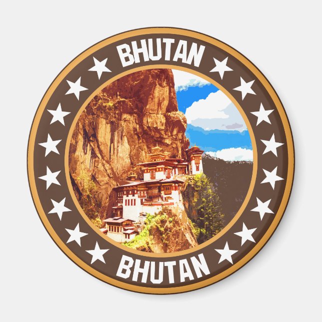 Bhutan                                             magnet (Front)