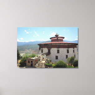 bhutan museum canvas print