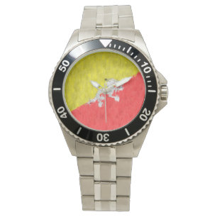 Bhutan Oil Painting Drawing Watch