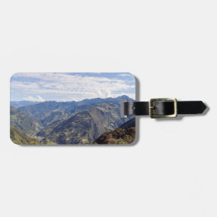 Bhutan peaceful eastern mountains - Himalaya Luggage Tag