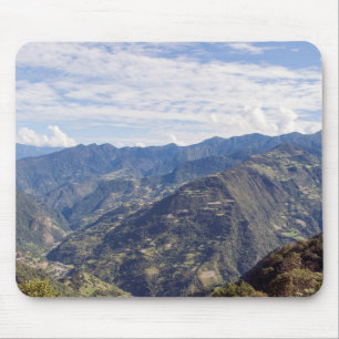 Bhutan peaceful eastern mountains - Himalaya Mouse Mat