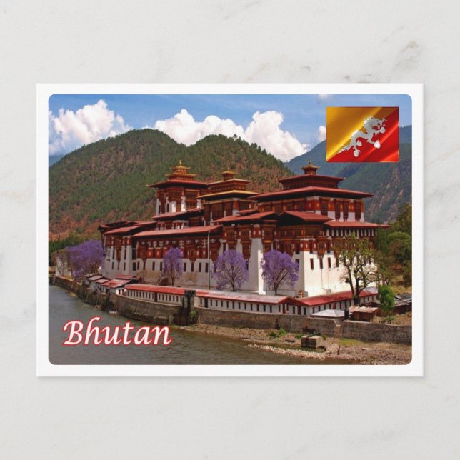 Bhutan - Punakha - Postcard (Front)