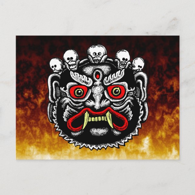 Bhutanese Demon Postcards (Front)